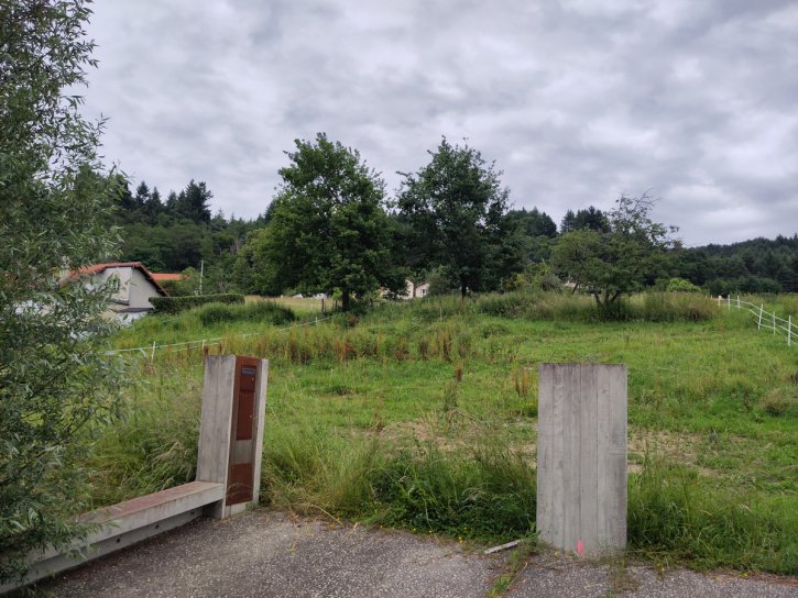 Vue de Doubaille depuis l'entrée en 2024